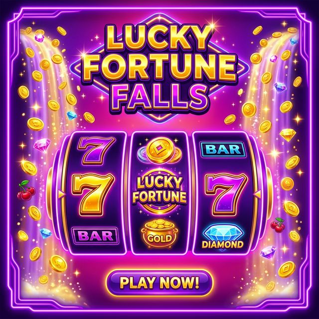 Lucky Fortune Falls slot at Fortune Coins casino